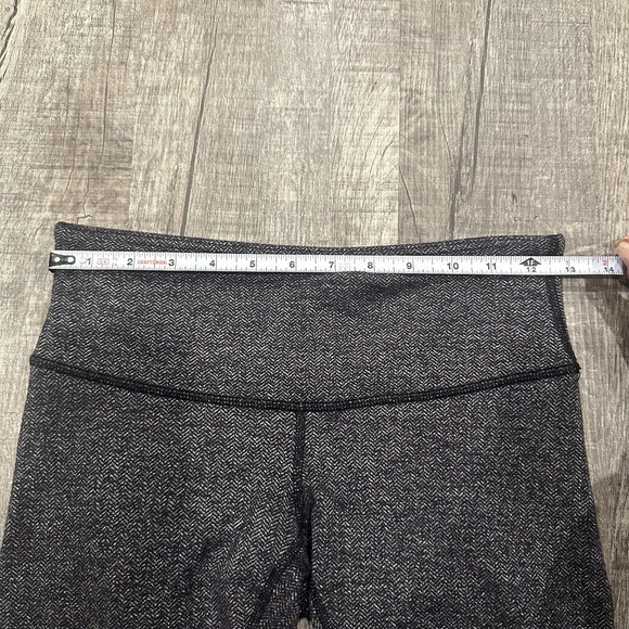Lululemon Wunder Under Low-Rise Legging Pants Heathered Black Grey Women's Sz 4 - Picture 3 of 8